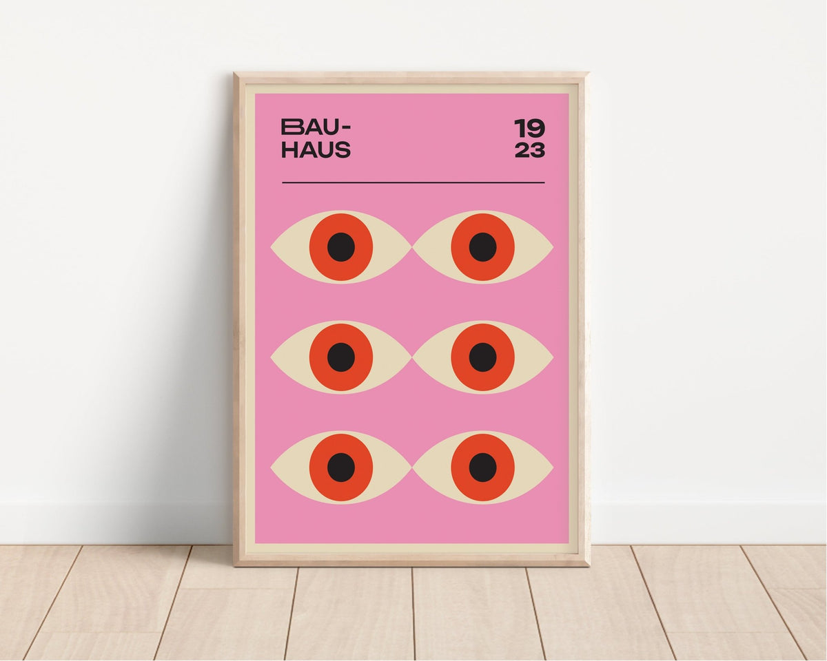 1923 Bauhaus Eyes Print