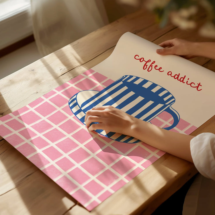 Coffee Addict Kitchen Wall Art