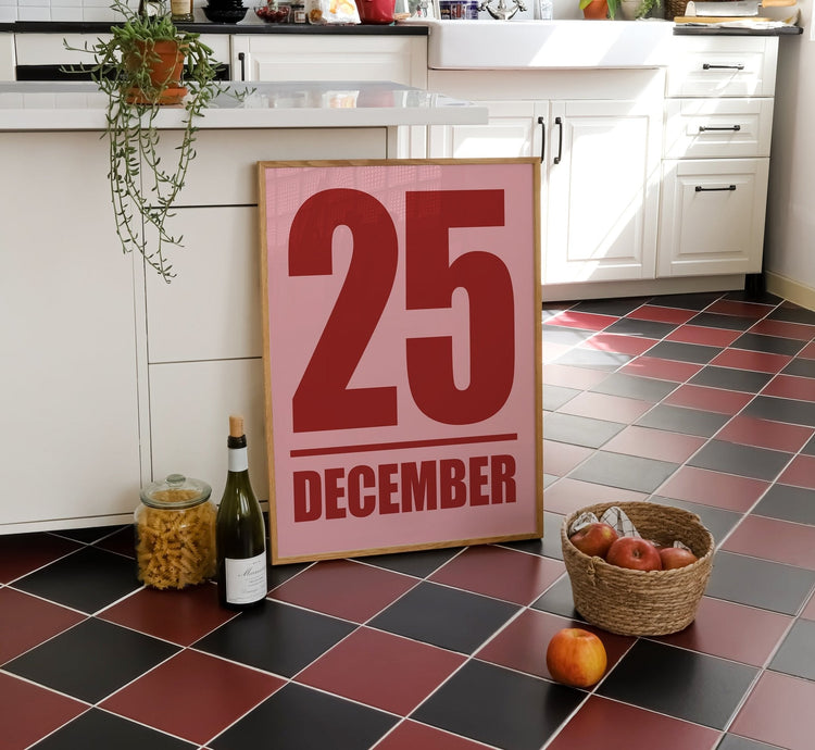 December 25 Christmas Wall Art Print