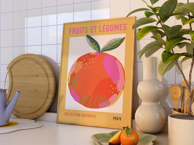 Fruits Et Legumes Print for Kitchen
