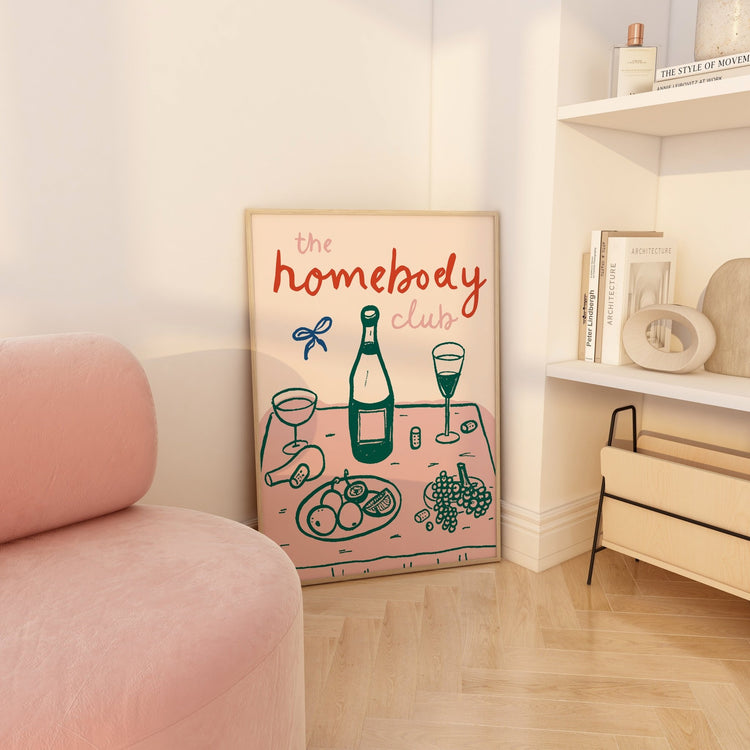 Homebody Club Poster for Hallway
