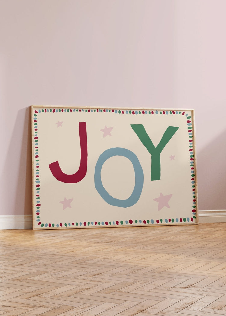 Joy Christmas Print