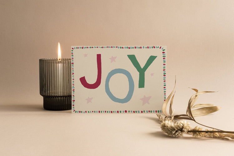 Joy Christmas Wall Print