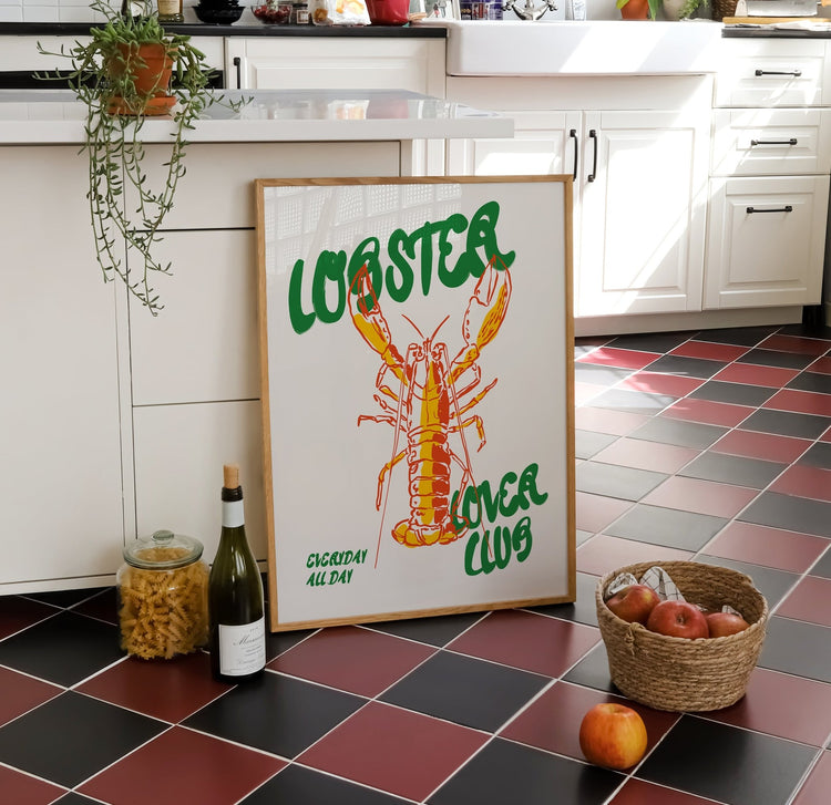 Lobster Lover Club Poster