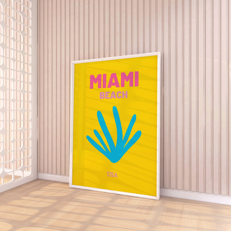 Miami Beach Travel Poster