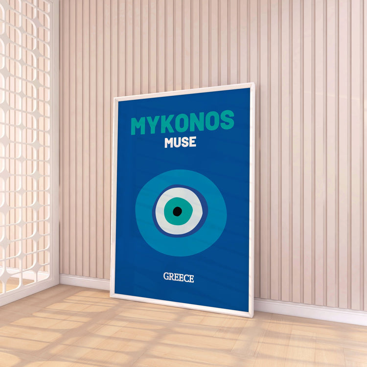 Mykonos Greece Travel Wall Art