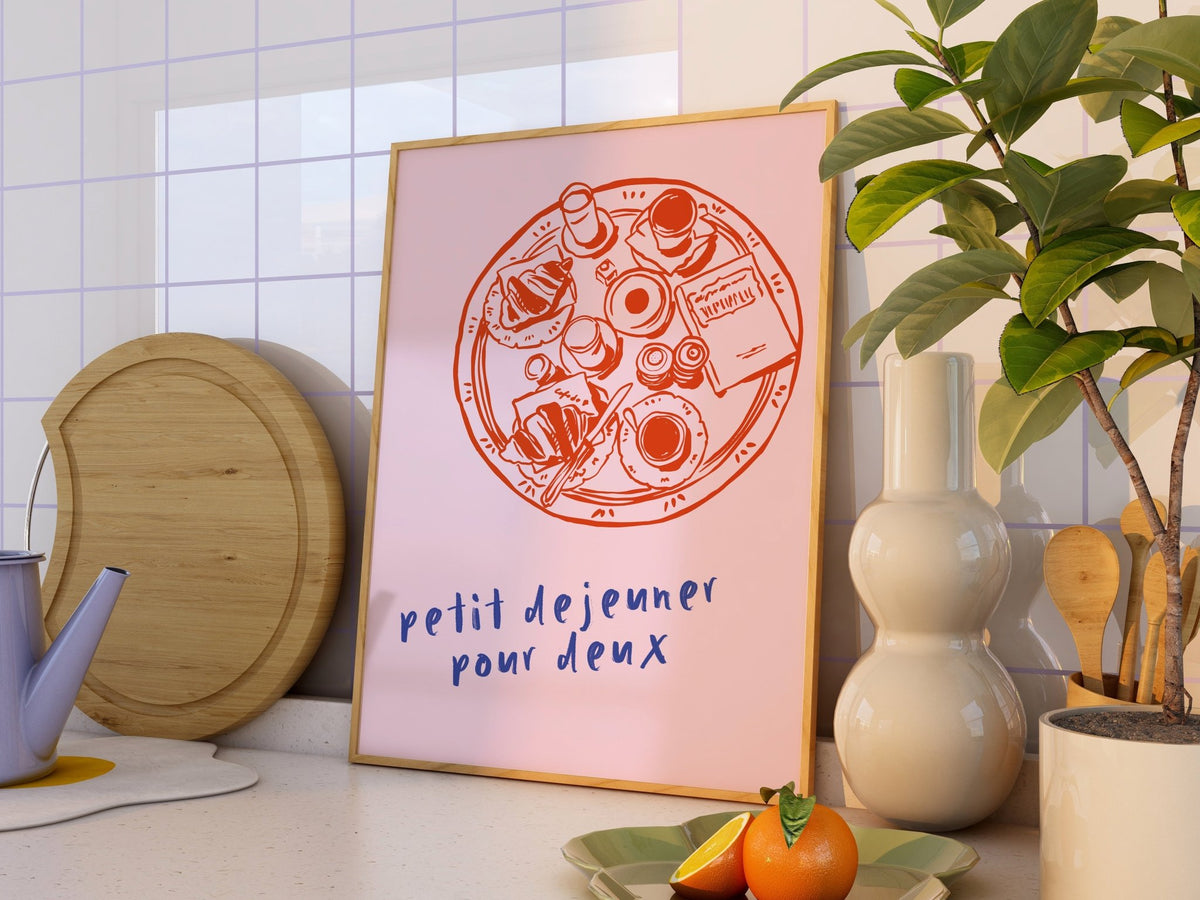 Petit Déjeuner Pour Deux Breakfast Room Wall Art