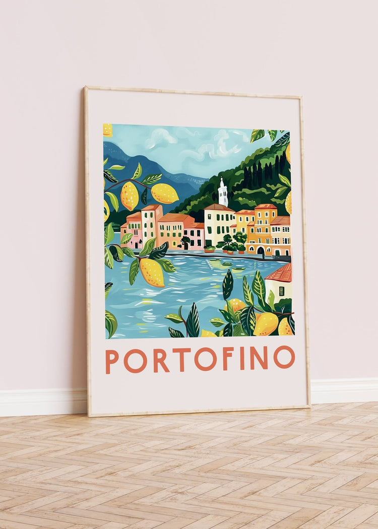 Portofino Travel Wall Print