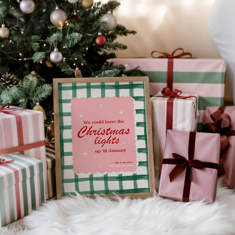 This is Our Place Christmas Poster