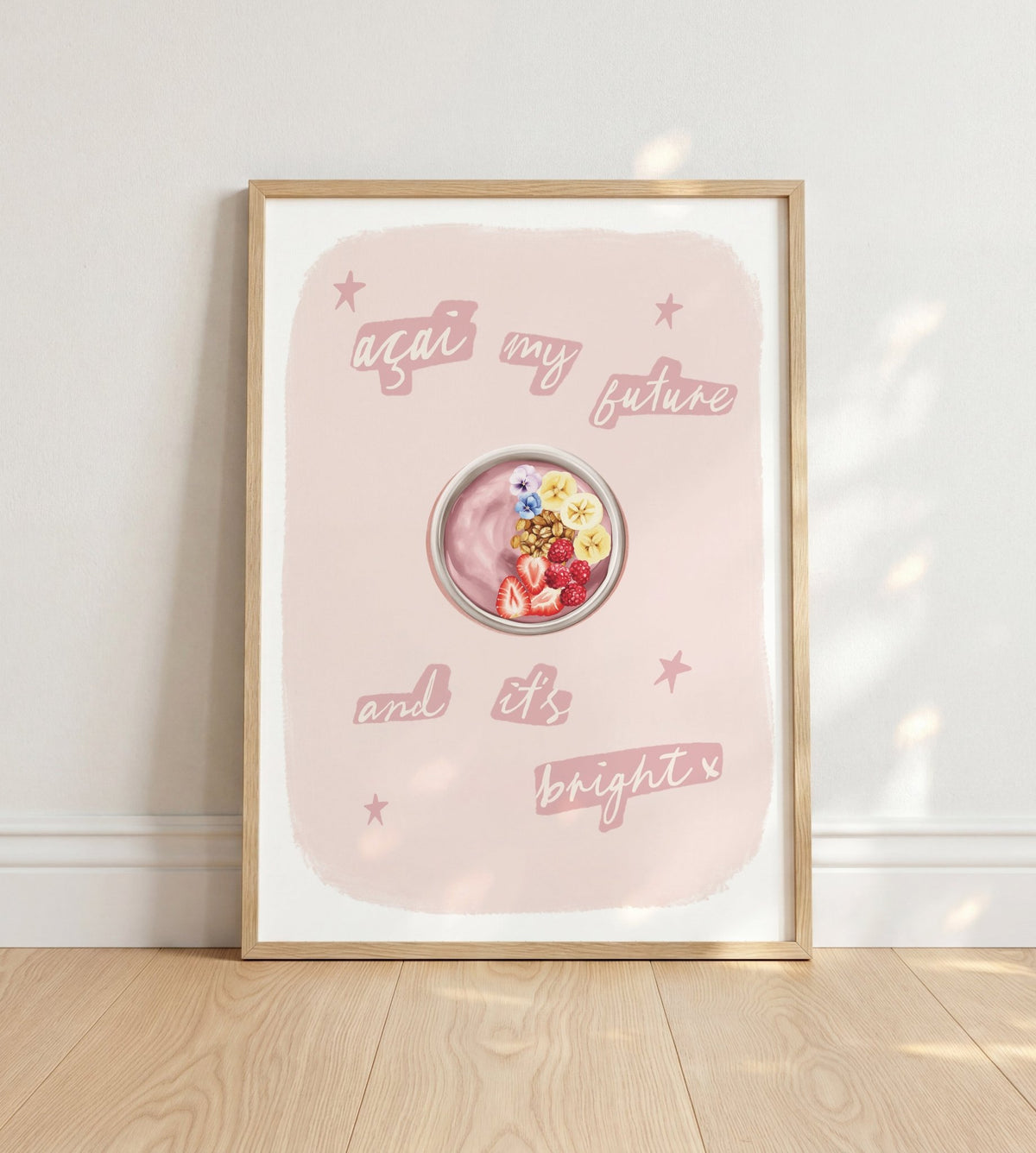 Açaí Bowl Print