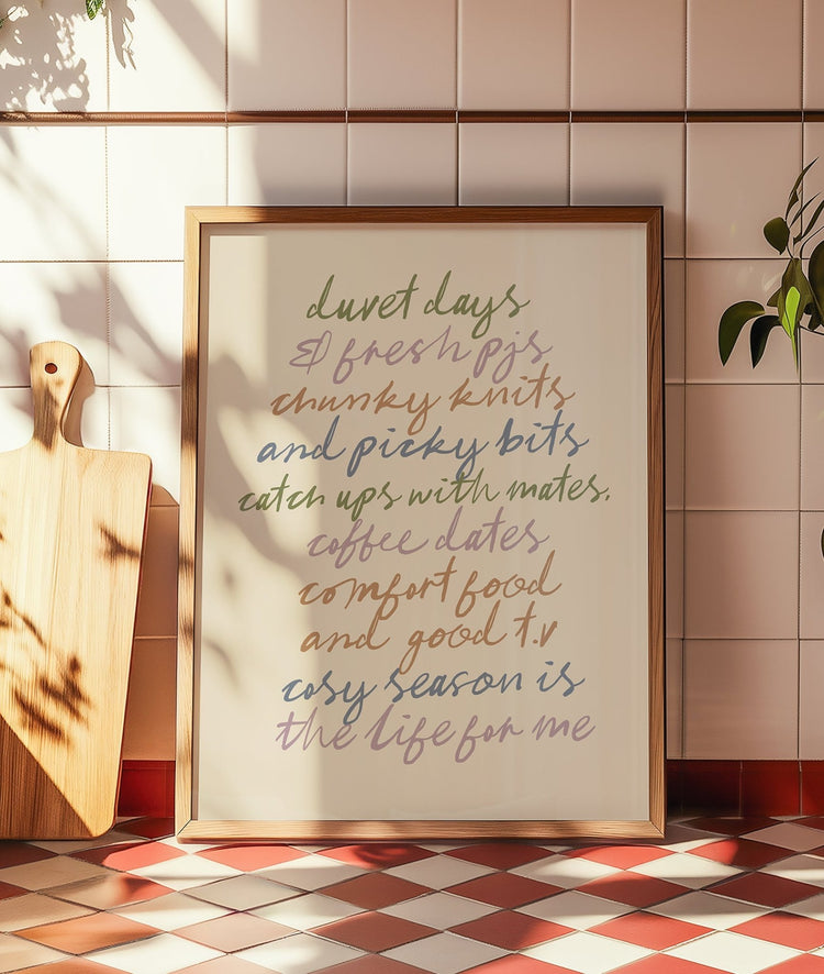 Autumn Manifesto Print