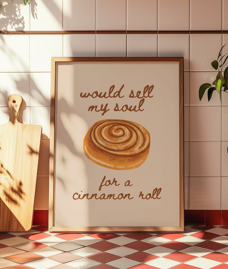 Cinnamon Roll Print