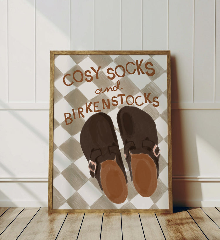 Cosy Socks Season Print