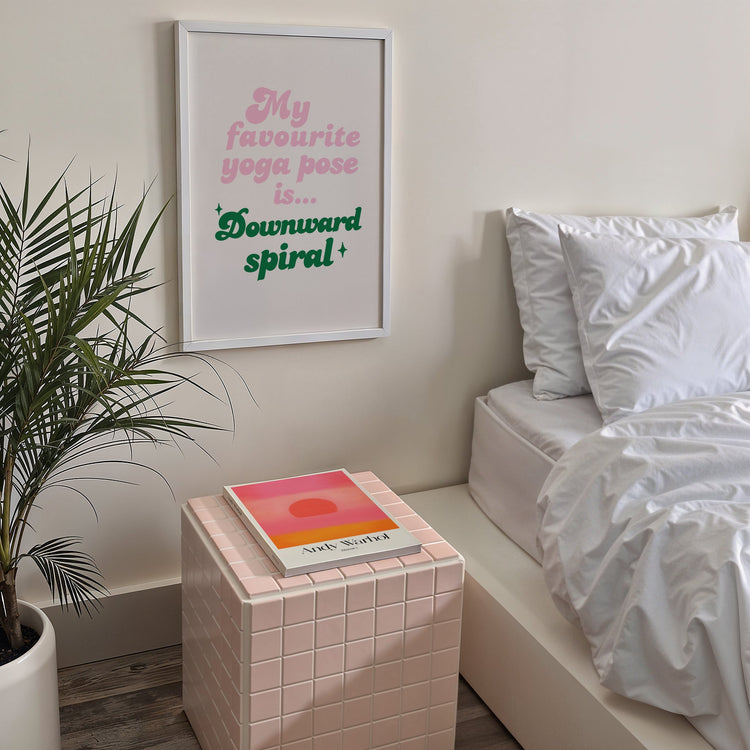Favourite Yoga Pose Funny Quote Print