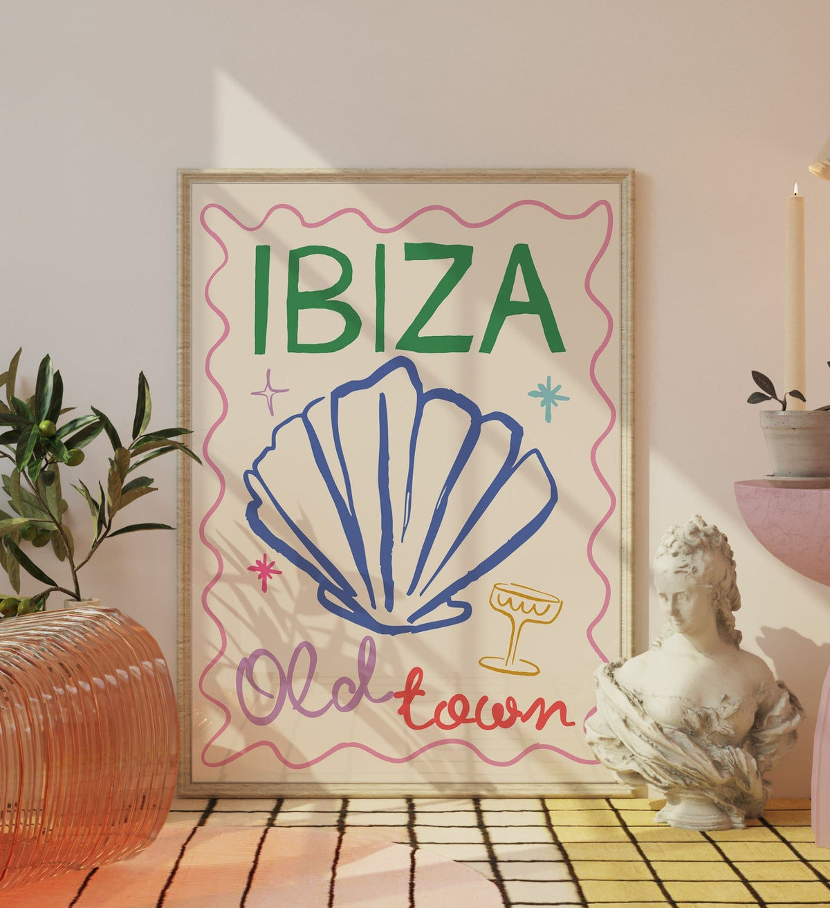 Ibiza Old Town Print