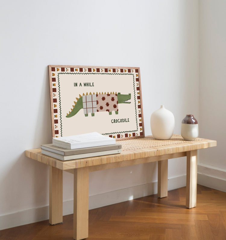 In A While Crocodile Print