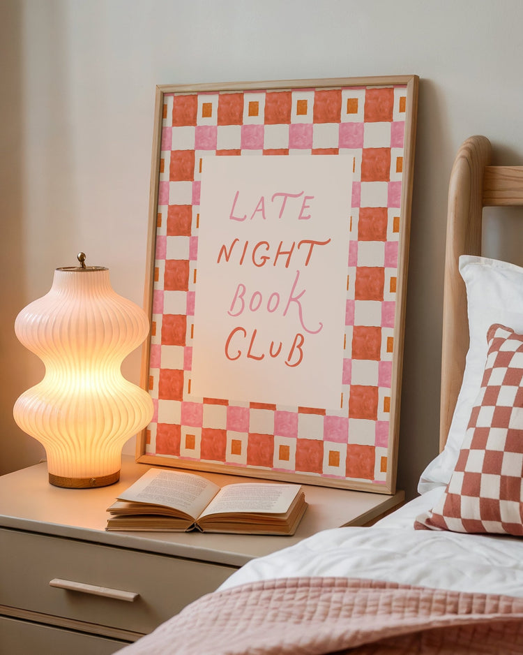 Late Night Book Club Print