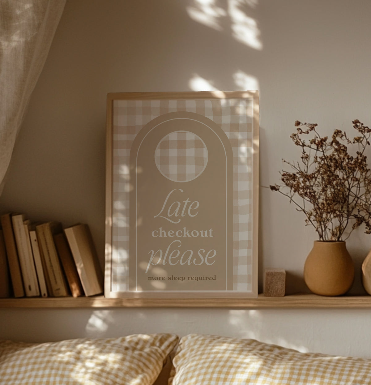Late Checkout Bedroom Print