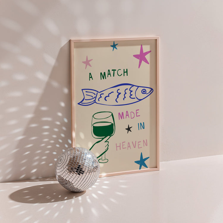 Match Made in Heaven Kitchen Print