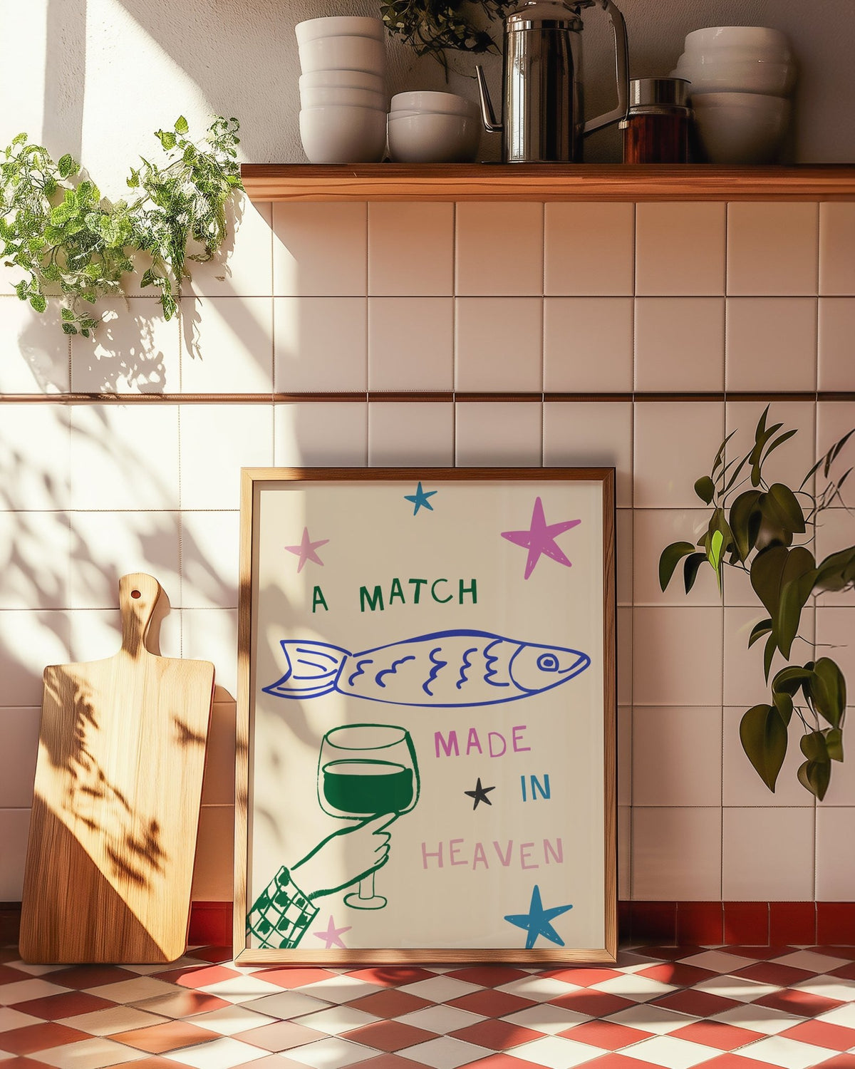 Match Made in Heaven Kitchen Print