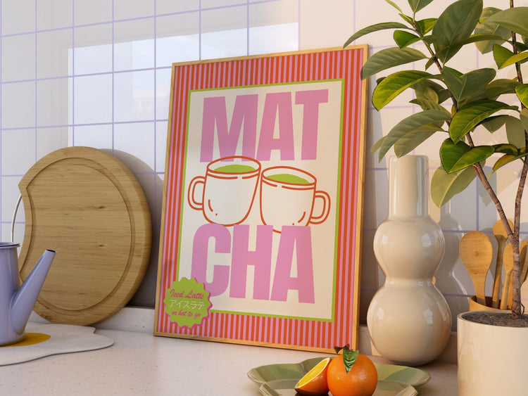 Matcha Latte Print