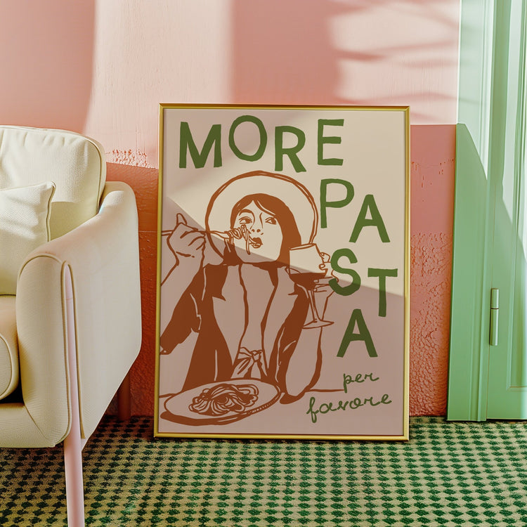 More Pasta Kitchen Print
