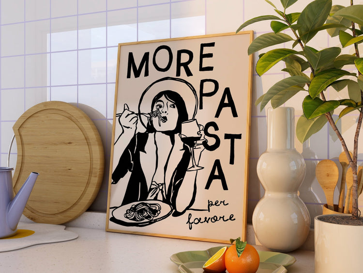 More Pasta Kitchen Print