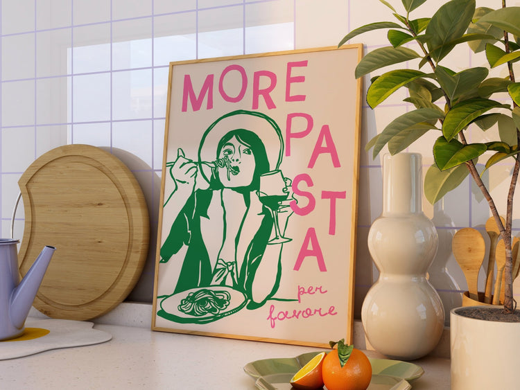 More Pasta Kitchen Print