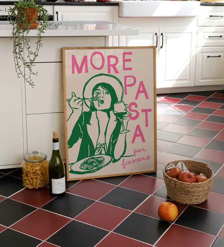 More Pasta Kitchen Print