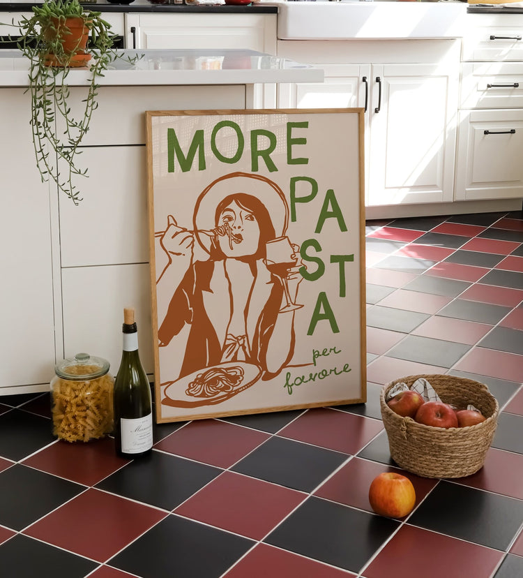 More Pasta Kitchen Print
