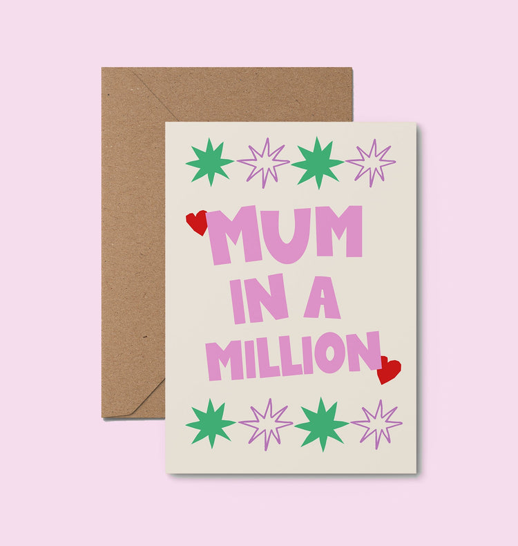 Mum in a Million Mother's Day Card
