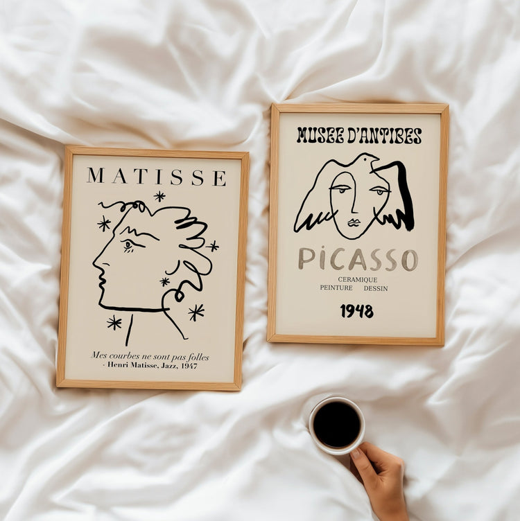 Neutral Decor Wall Art Print set of 2