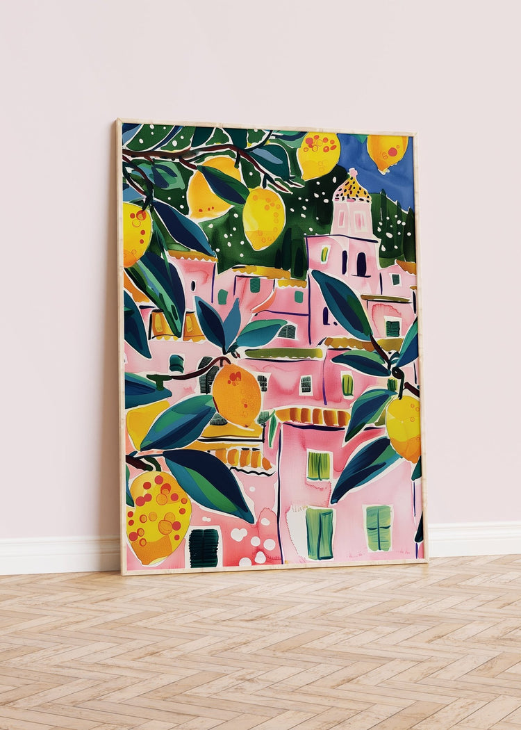 Old Town Travel Print