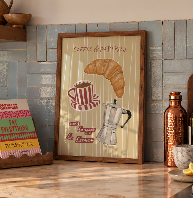 Coffee & Pastries Print
