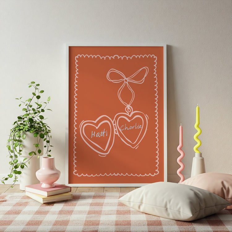 Personalised Locket Print