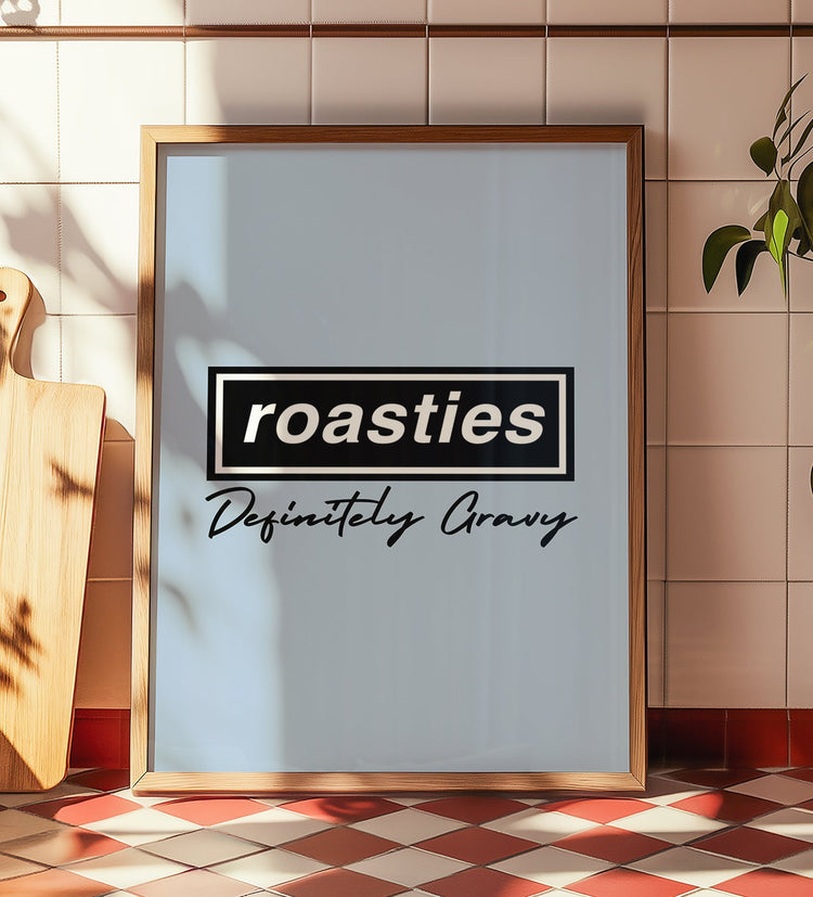 Roasties - Definitely Gravy Christmas Print