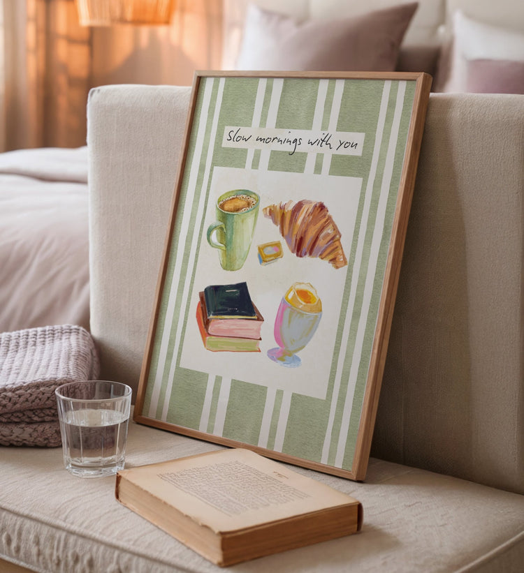 Slow Mornings Breakfast Print