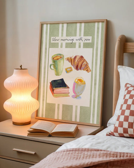 Slow Mornings Breakfast Print