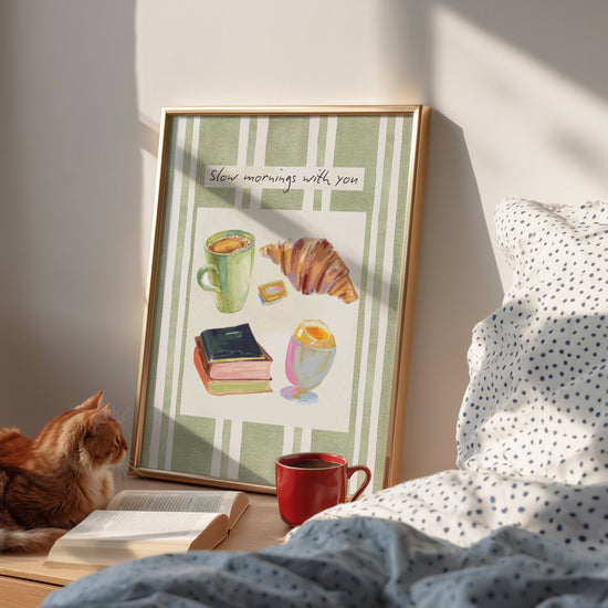 Slow Mornings Breakfast Print