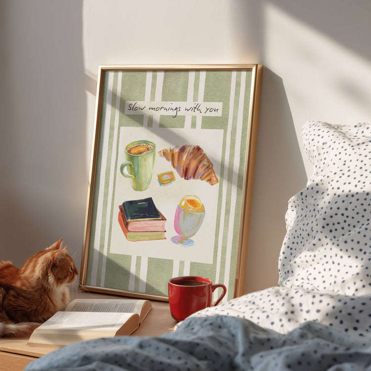 Slow Mornings Breakfast Print