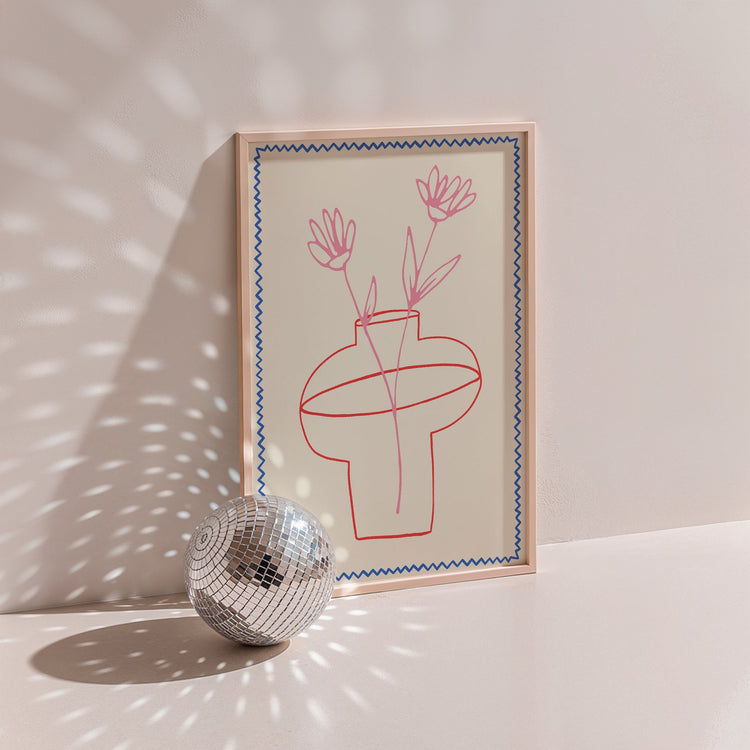 Spring Flowers Minimalist Print