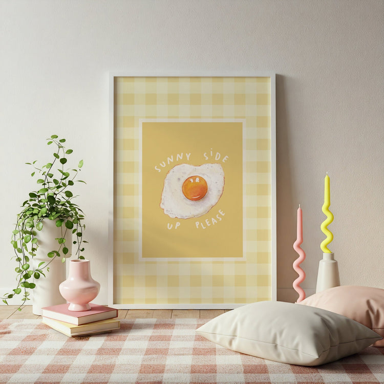 Sunny Side Up Egg Print