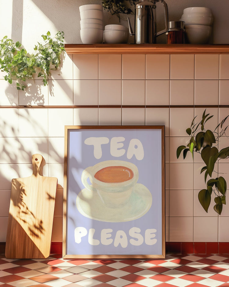 Tea Please Kitchen Print