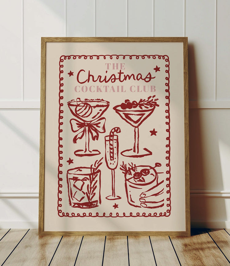 The Christmas Cocktail Club Print