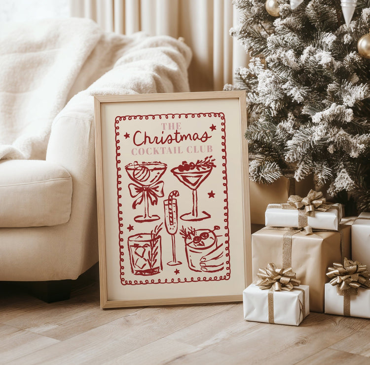 The Christmas Cocktail Club Print