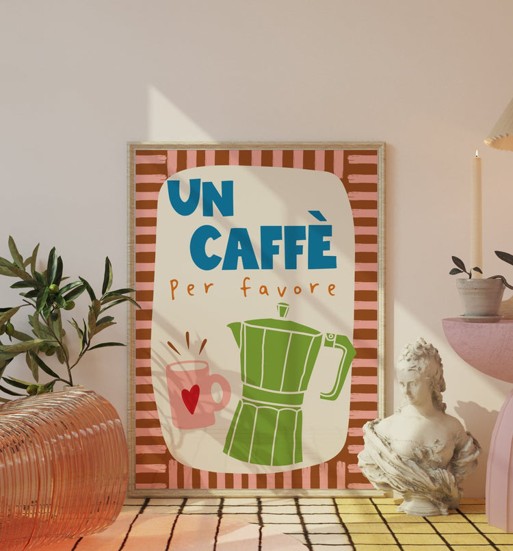 Un Caffe Kitchen Print