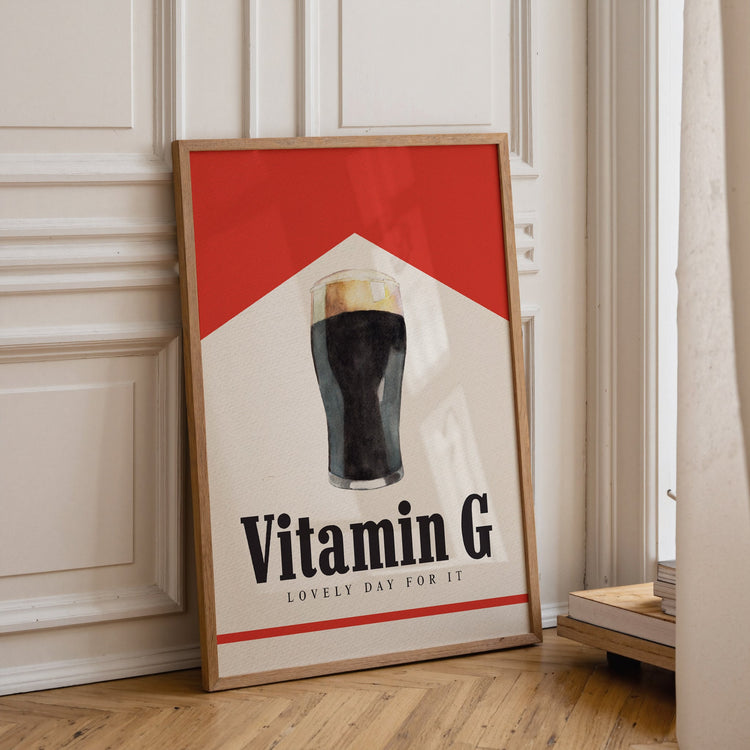 Vitamin G Pint Print