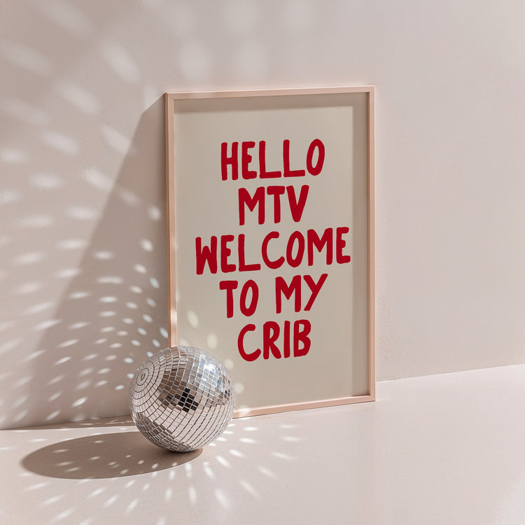 Welcome to My Crib Hallway Print