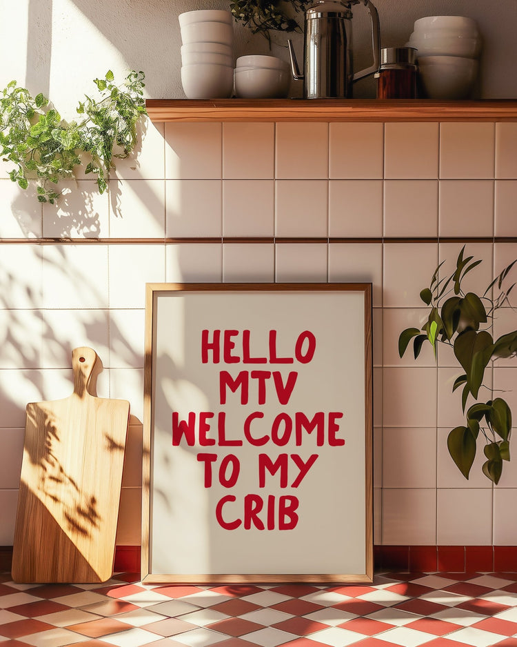 Welcome to My Crib Hallway Print