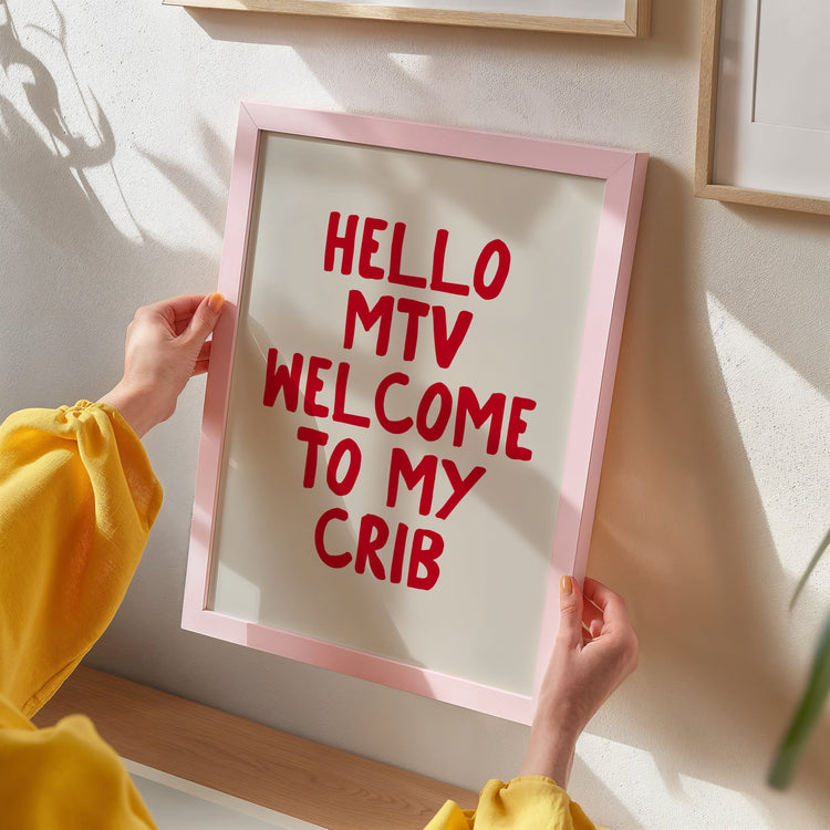 Welcome to My Crib Hallway Print